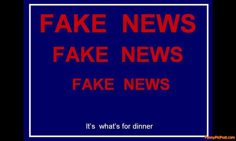 Fake News - It's what's for dinner