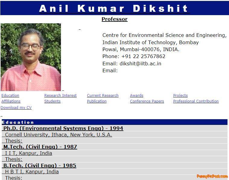 Professor Dikshit