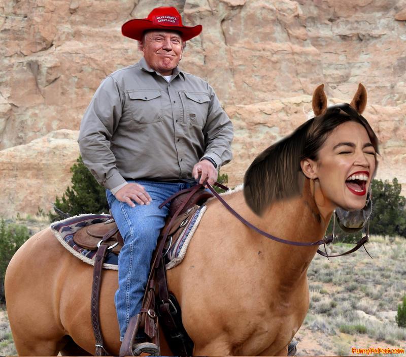 Trump rides Ocasio