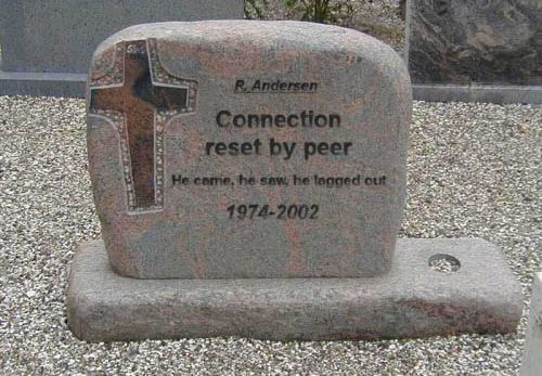 Connection reset by peer
