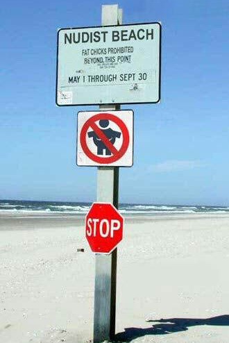 fat chicks prohibited