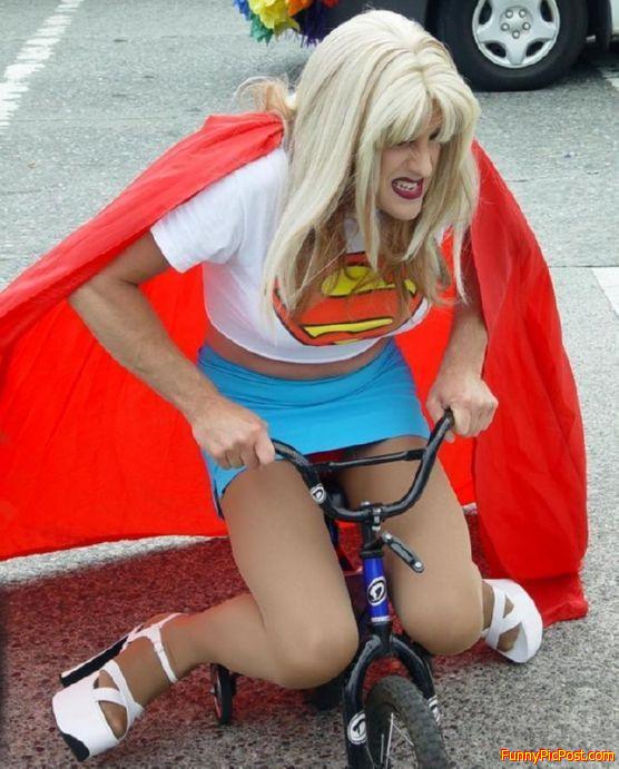 That  tricycle  is ....... " more  powerfull  than