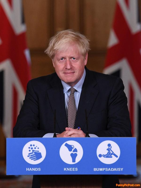 Boris Johnson muppet COVID