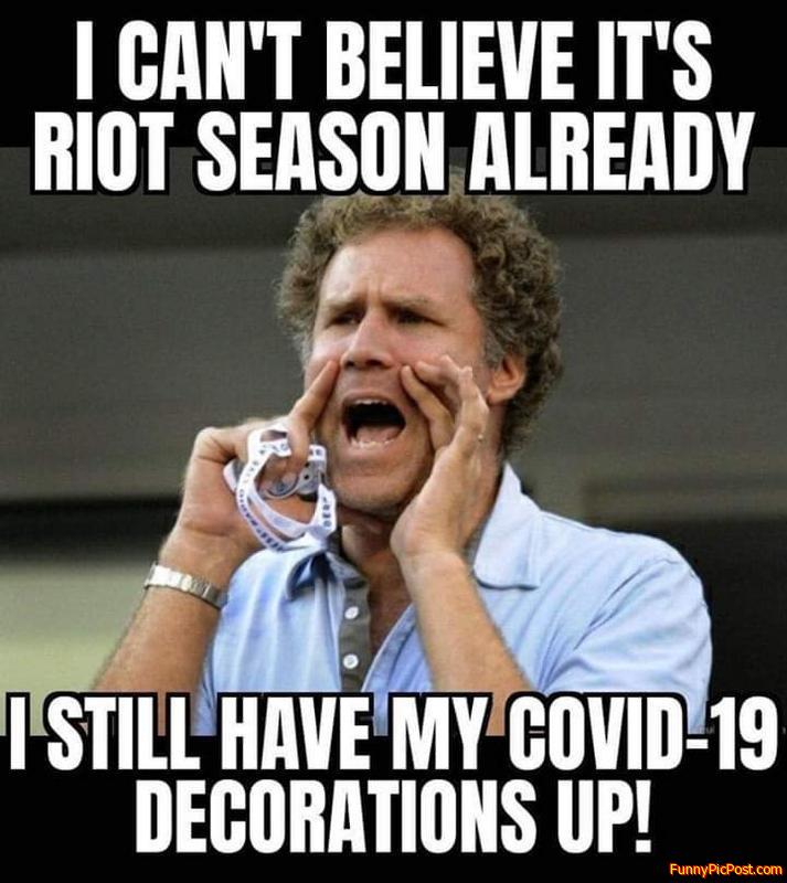 Corona virus covid-19 riot season