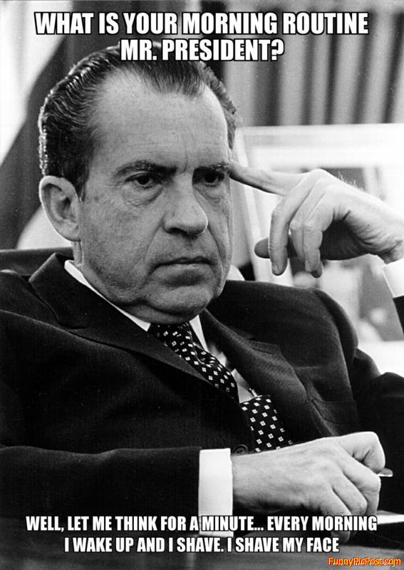 Richard Nixon meme  made