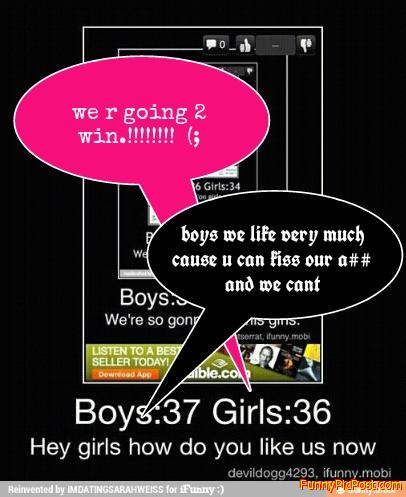 This shows that girls r better!!!!!