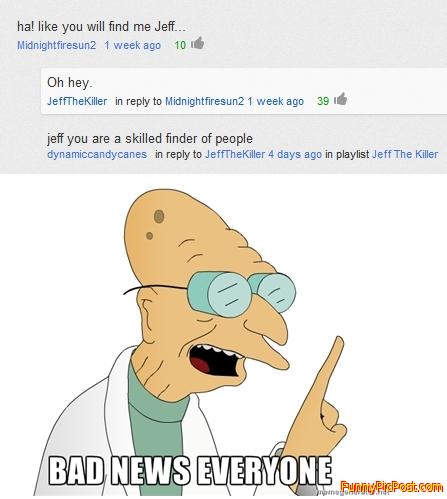 bad news...