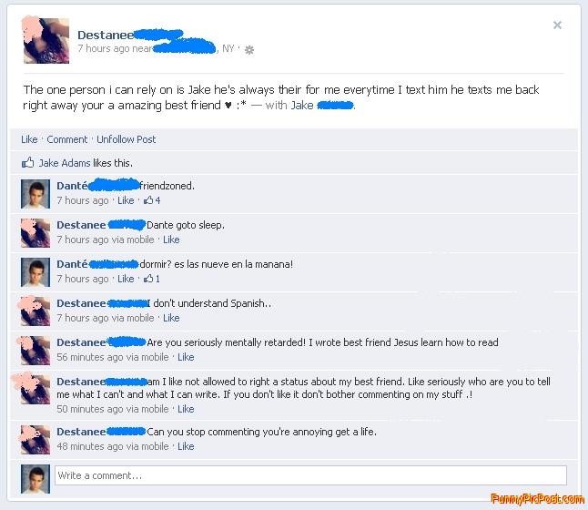 publically friendzoned