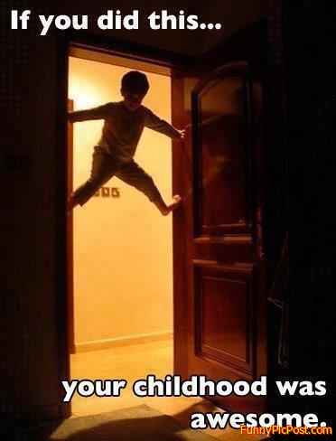 I used to do this in the doorway of my kitchen, on