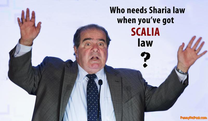Sharia, Scalia, what's the difference?