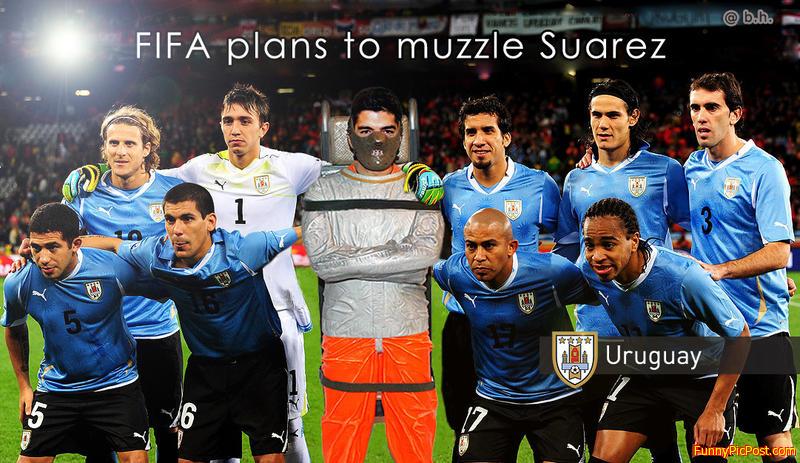 Fifa plans to muzzle Suarez