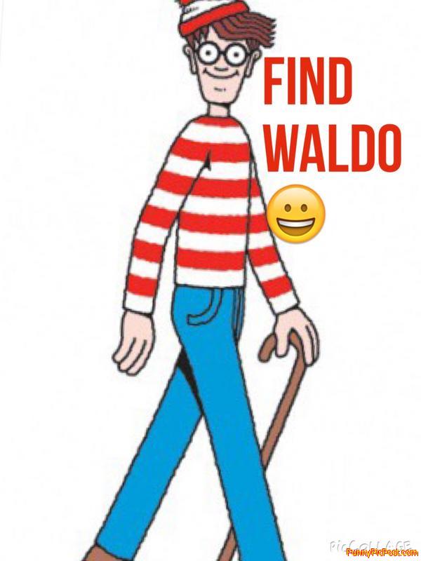 There he is