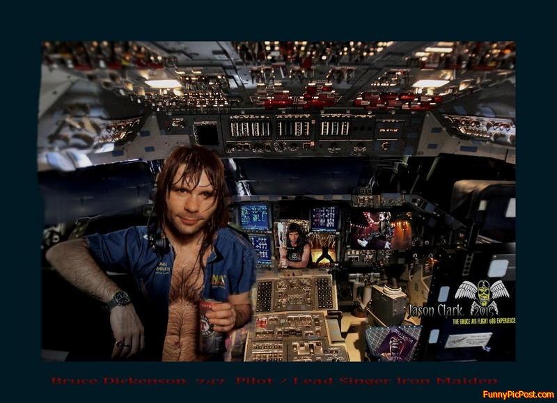 BRUCE DICKINSON   737 JET PlLOT and IRON MAIDEN LEAD SINGER