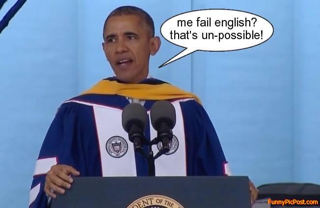 Ladies and gents... the token muslim terrorist teleprompter reader of the U.S..