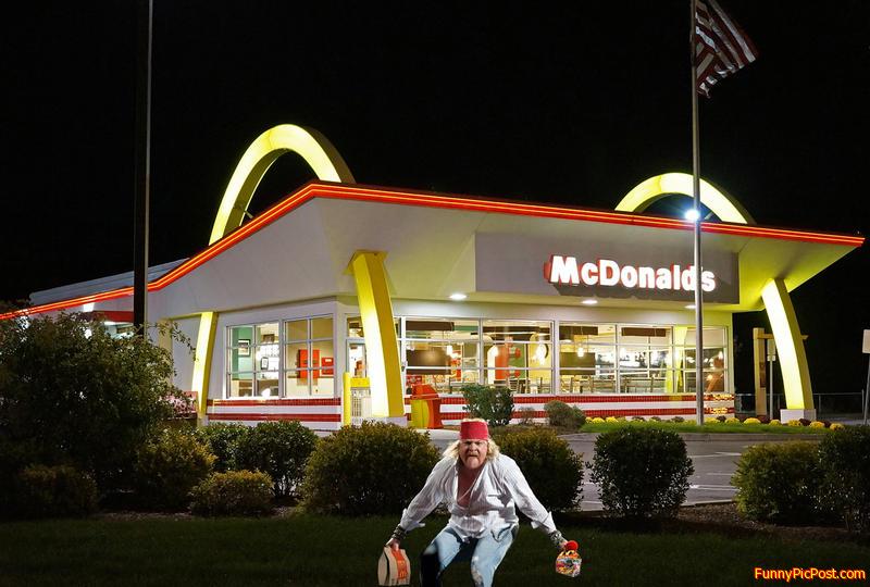 Fat Axl at McDonalds