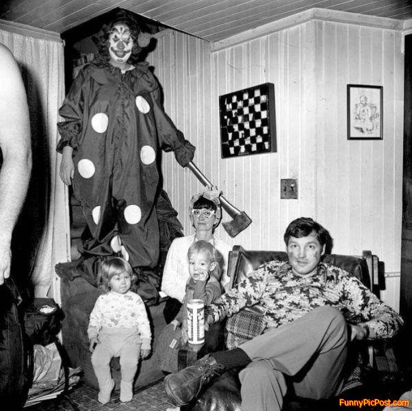 clownin around