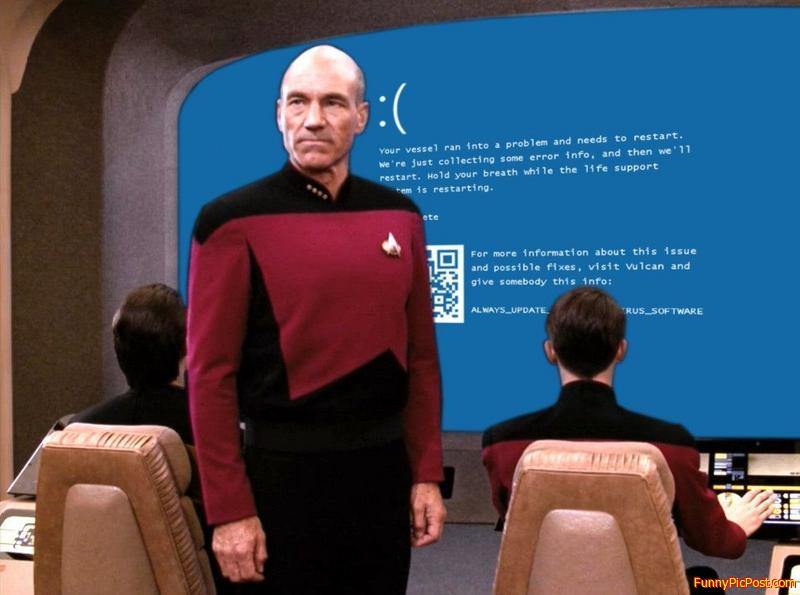 star trek enterprise blue screen