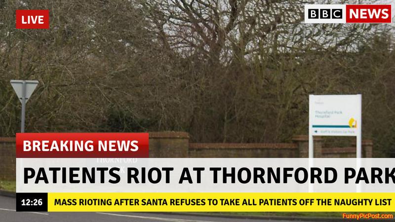Nutters Go Mad At Christmas At Thornford Park Mental Hospital